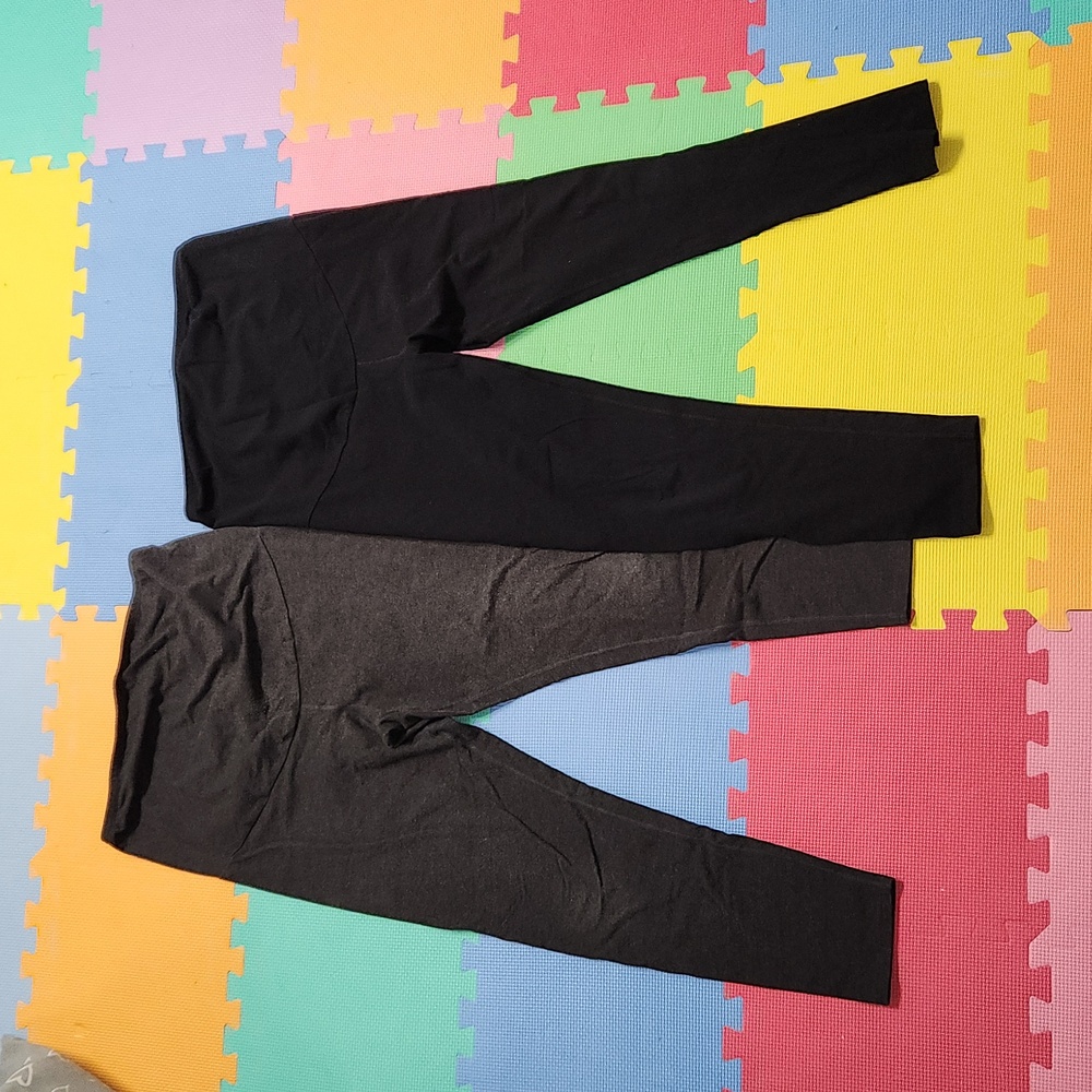 2 pairs Sonoma size large maternity leggings